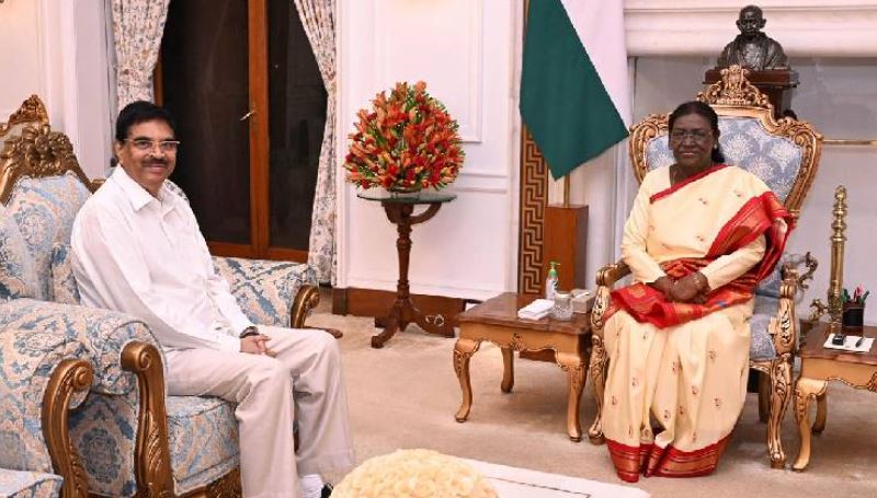 Odisha Governor Hari Babu Kambhampati Meets President Murmu in New Delhi